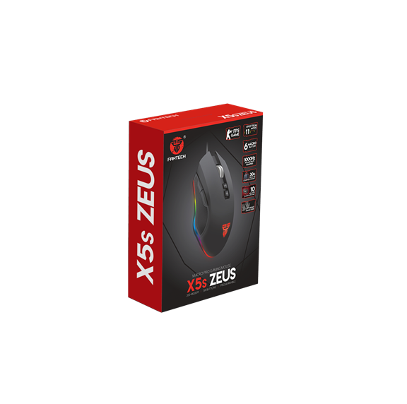 Fantech Zeus X5s Macro Programmable RGB Gaming Mouse