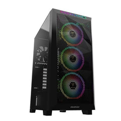 Gamdias Athena M1 Elite RGB ATX Mid-Tower Computer Case with 3 ARGB Fan