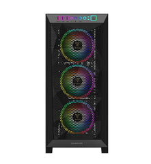 Gamdias Athena M1 Elite RGB ATX Mid-Tower Computer Case with 3 ARGB Fan