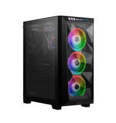 Gamdias Athena M1 Elite RGB ATX Mid-Tower Computer Case with 3 ARGB Fan