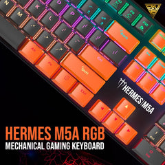 Gamdias HERMES M5A Backlit Mechanical Gaming Keyboard - Blue Switches