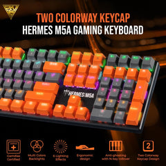 Gamdias HERMES M5A Backlit Mechanical Gaming Keyboard - Blue Switches