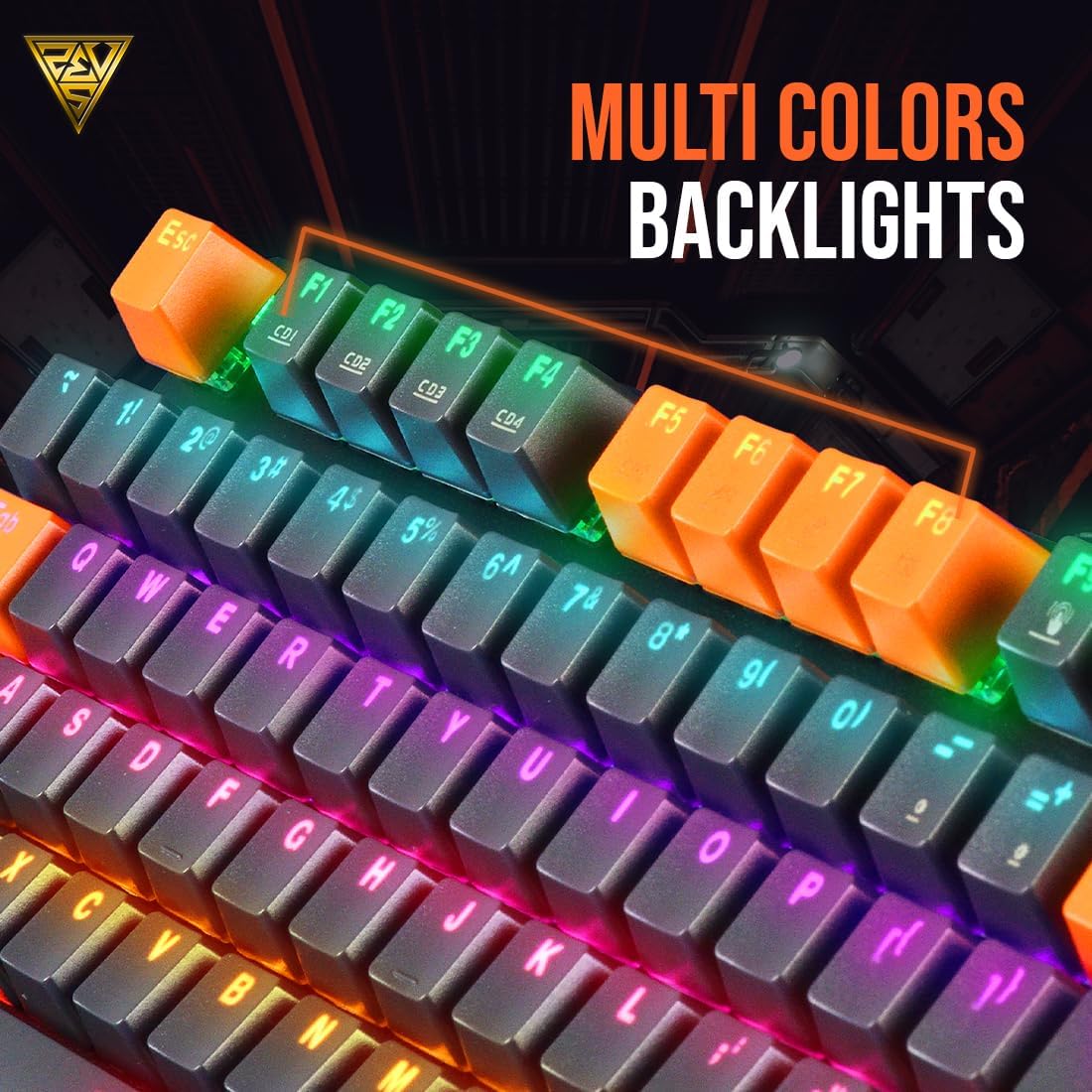 Gamdias HERMES M5A Backlit Mechanical Gaming Keyboard - Blue Switches