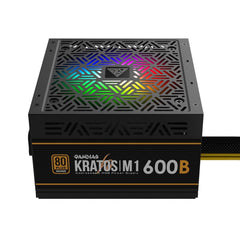 Gamdias KRATOS M1-600B RGB 600W 80+ Bronze Power Supply