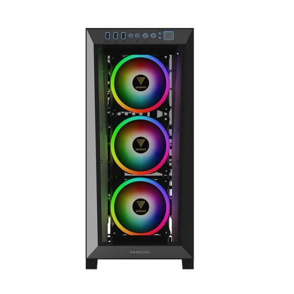 Gamdias Talos M1 Elite RGB ATX Mid-Tower Computer Case with 3 ARGB Fan