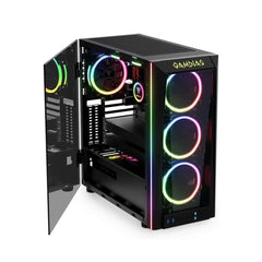 Gamdias Talos M1B RGB ATX Mid-Tower Computer Case with 3 ARGB Fan