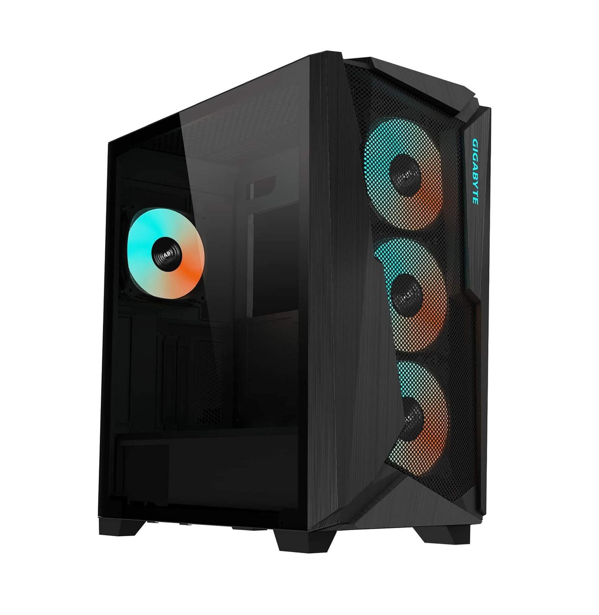 Gigabyte C301 Glass ARGB ATX Mid Tower Computer Case - Black