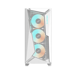 Gigabyte C301 Glass ARGB ATX Mid Tower Computer Case - White