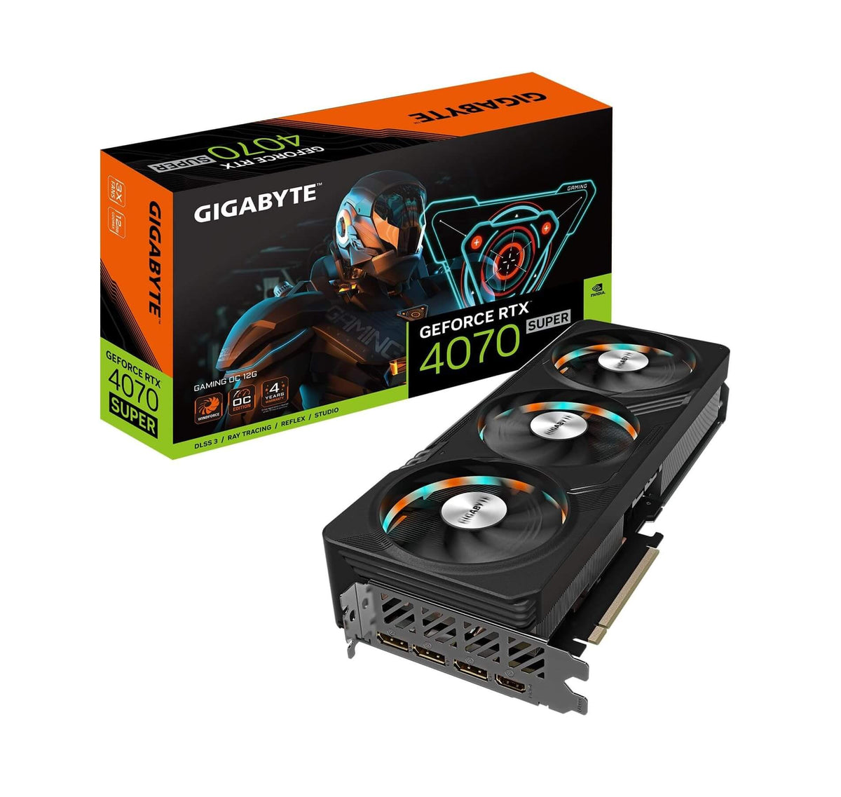 Gigabyte GeForce RTX 4070 SUPER GAMING OC 12GB Graphics Cards