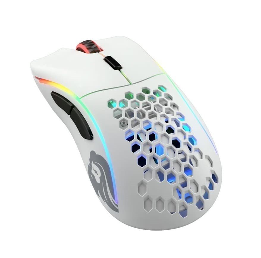 Glorious Model D Minus Ultralight Wireless RGB Gaming Mouse - Matte White