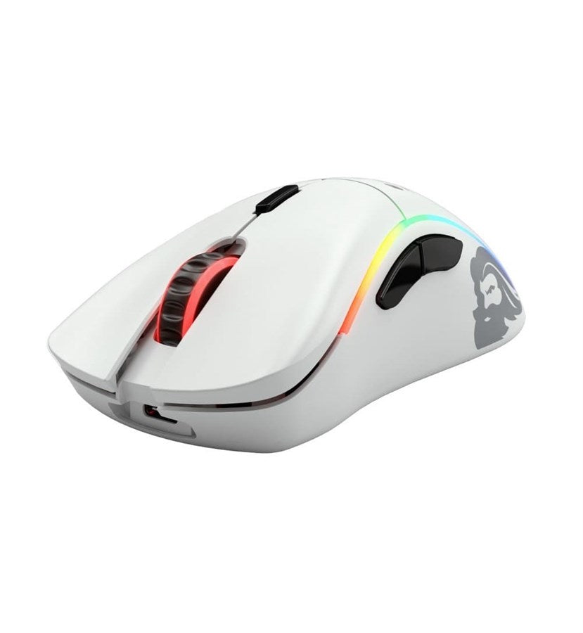 Glorious Model D Wireless RGB Gaming Mouse - Matte White