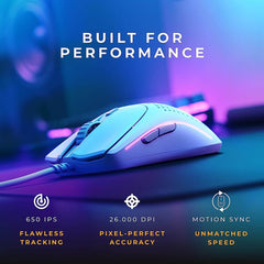 Glorious Model O 2 59g Ultralight RGB Wired Gaming Mouse - Matte White