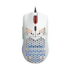 Glorious Model O Minus Lightweight RGB Gaming Mouse - Matte White