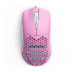 Glorious Model O Minus Lightweight RGB Gaming Mouse - Matte Pink