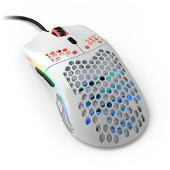 Glorious Model O Minus Lightweight RGB Gaming Mouse - Glossy White