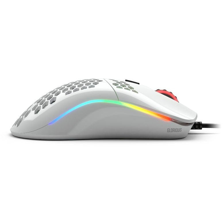 Glorious Model O Minus Lightweight RGB Gaming Mouse - Glossy White