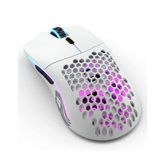 Glorious Model O Minus Wireless RGB Lightweight Gaming Mouse - Matte White