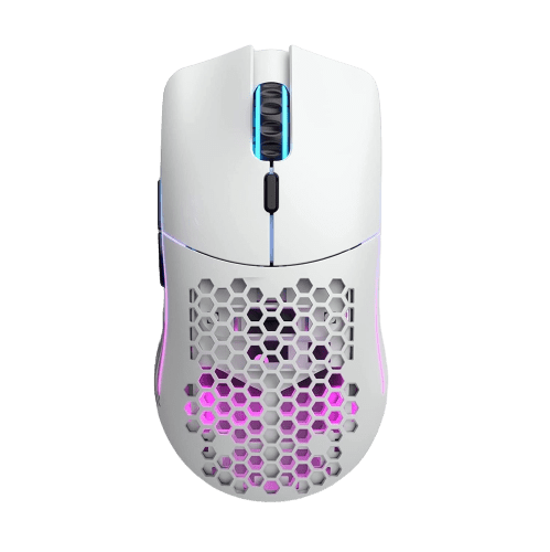 Glorious Model O Minus Wireless RGB Lightweight Gaming Mouse - Matte White