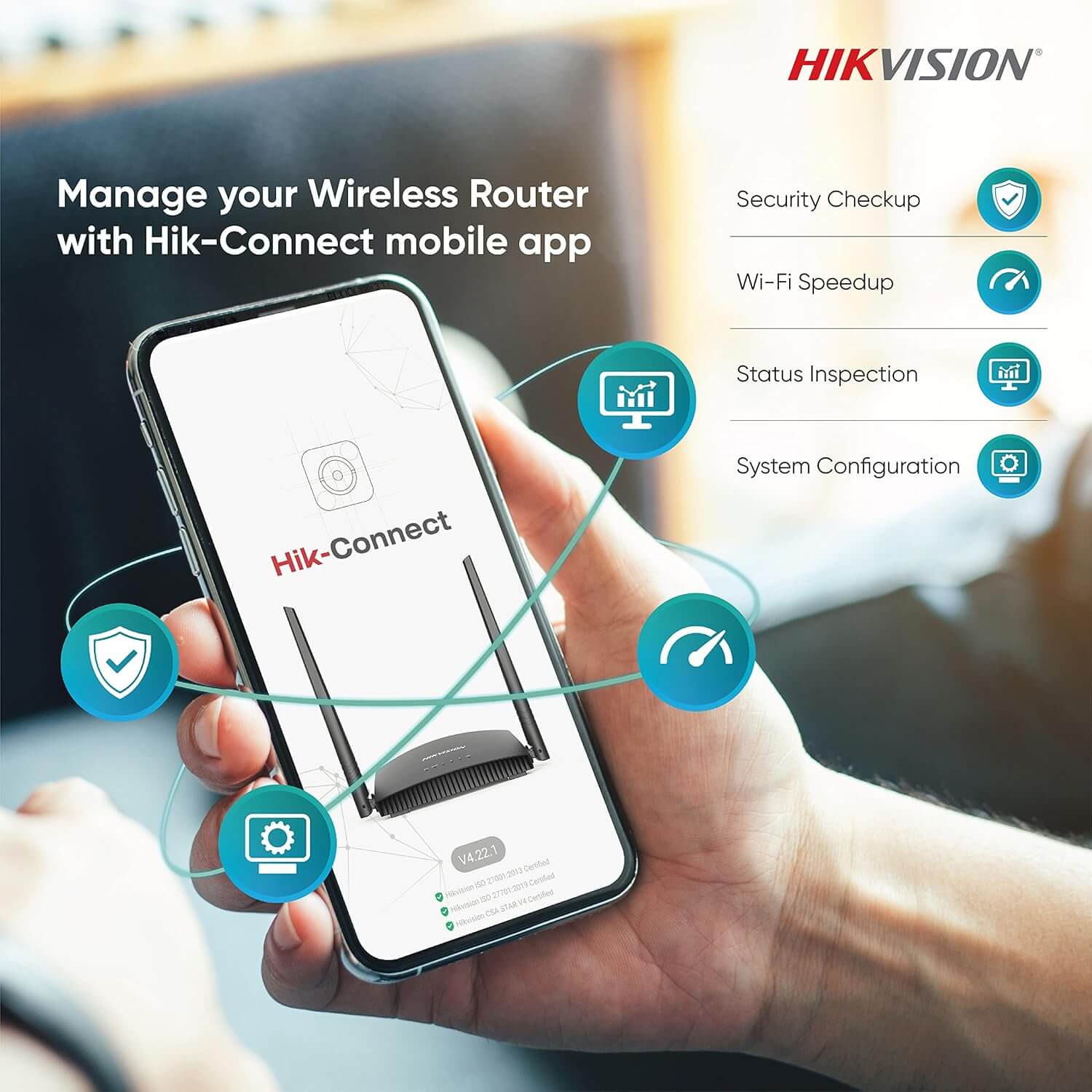 HikVision DS-3WR3N 300M Wireless Router