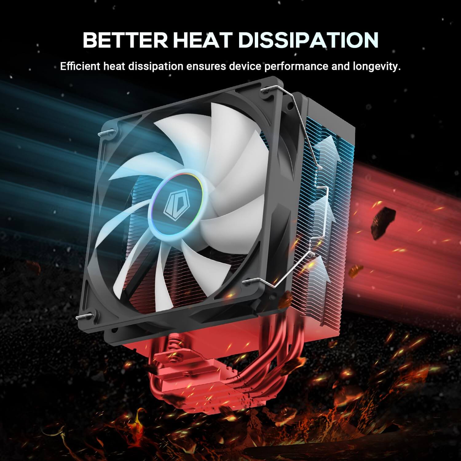 ID-Cooling BLITZ X4 ARGB CPU Air Cooler