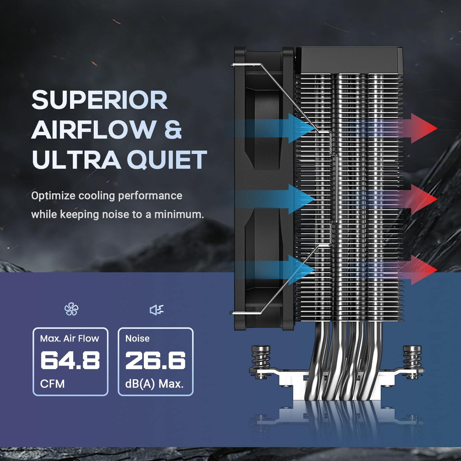 ID-Cooling BLITZ X4 ARGB CPU Air Cooler