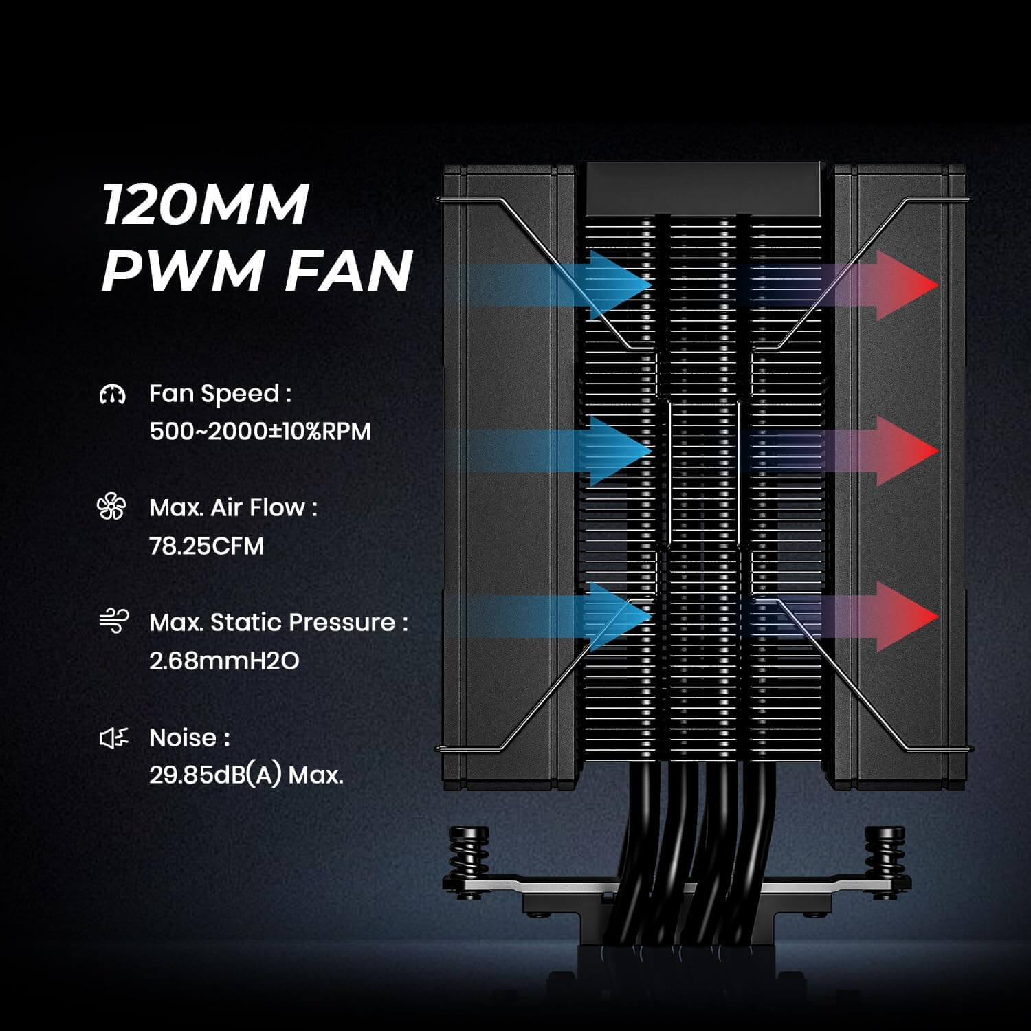 ID-Cooling FROZN A410 DK Dual Fan CPU Air Cooler