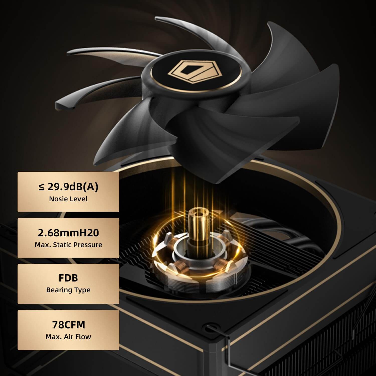 ID-Cooling FROZN A620 GDL Gold Dual-Tower CPU Air Cooler