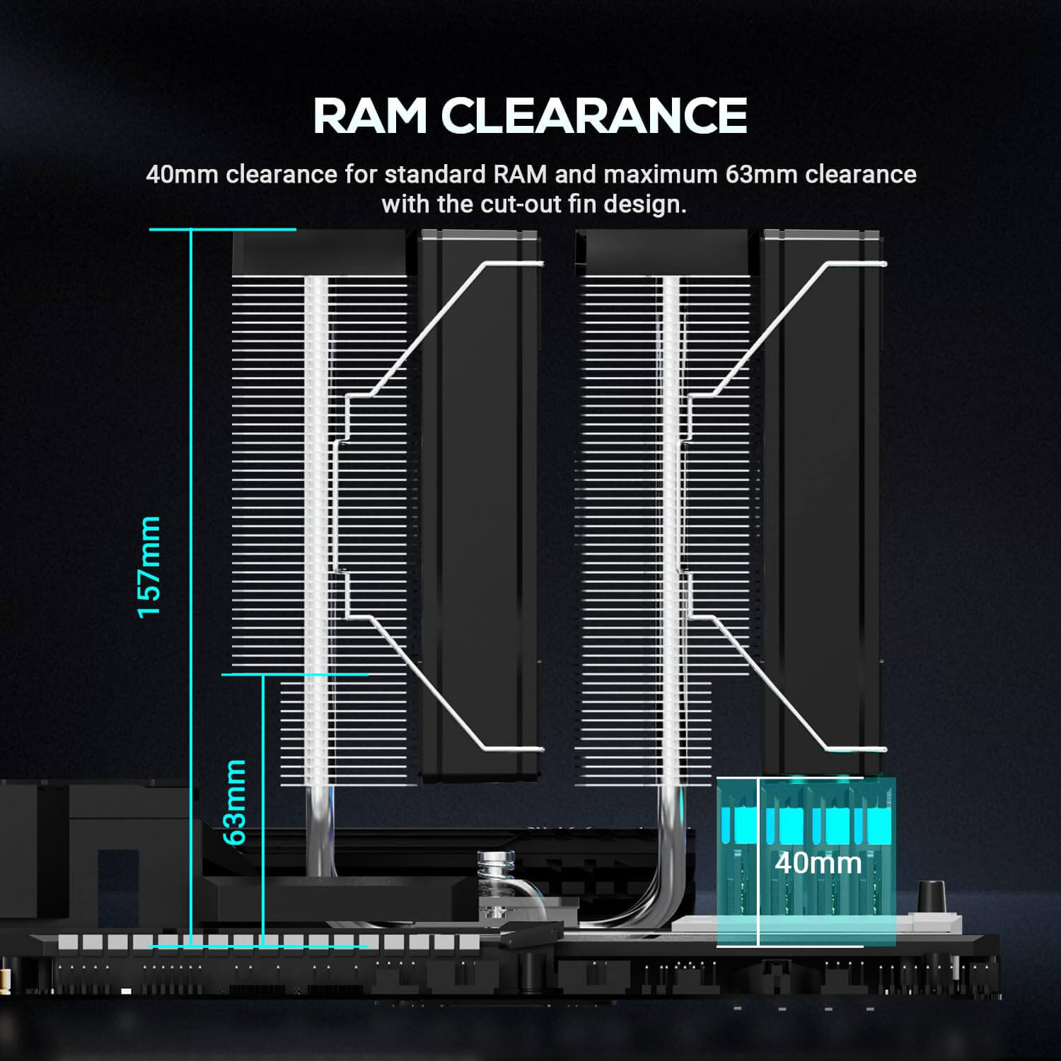 ID-Cooling FROZN A620 PRO SE ARGB Dual-Tower CPU Air Cooler