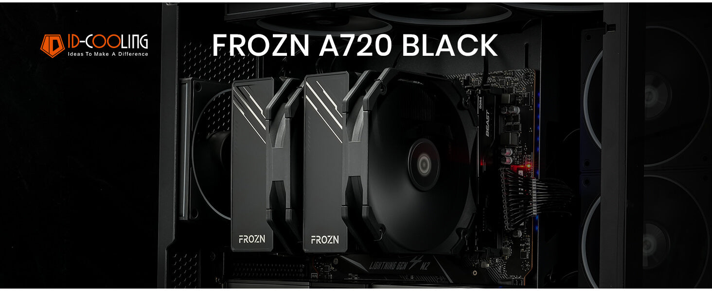 ID-Cooling FROZN A720 Dual-Tower CPU Air Cooler - Black