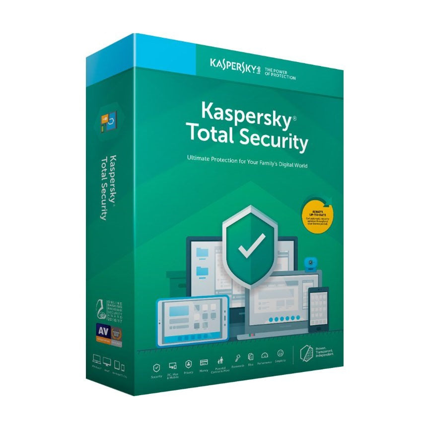 Kaspersky Total Security 2021 1 Device 1 Year - GLOBAL - Digital Key