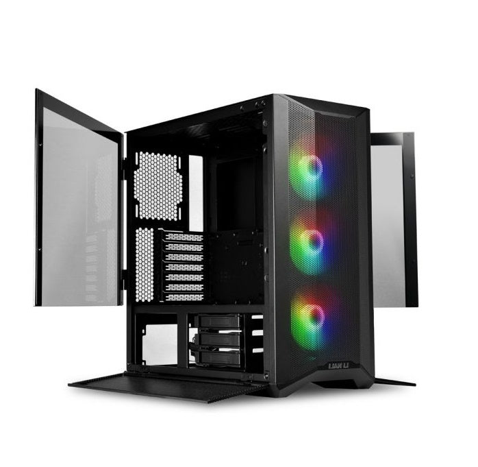 Lian Li LANCOOL II Mesh RGB ATX Mid-Tower Computer Case - Black