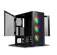 Lian Li LANCOOL II Mesh RGB ATX Mid-Tower Computer Case - Black