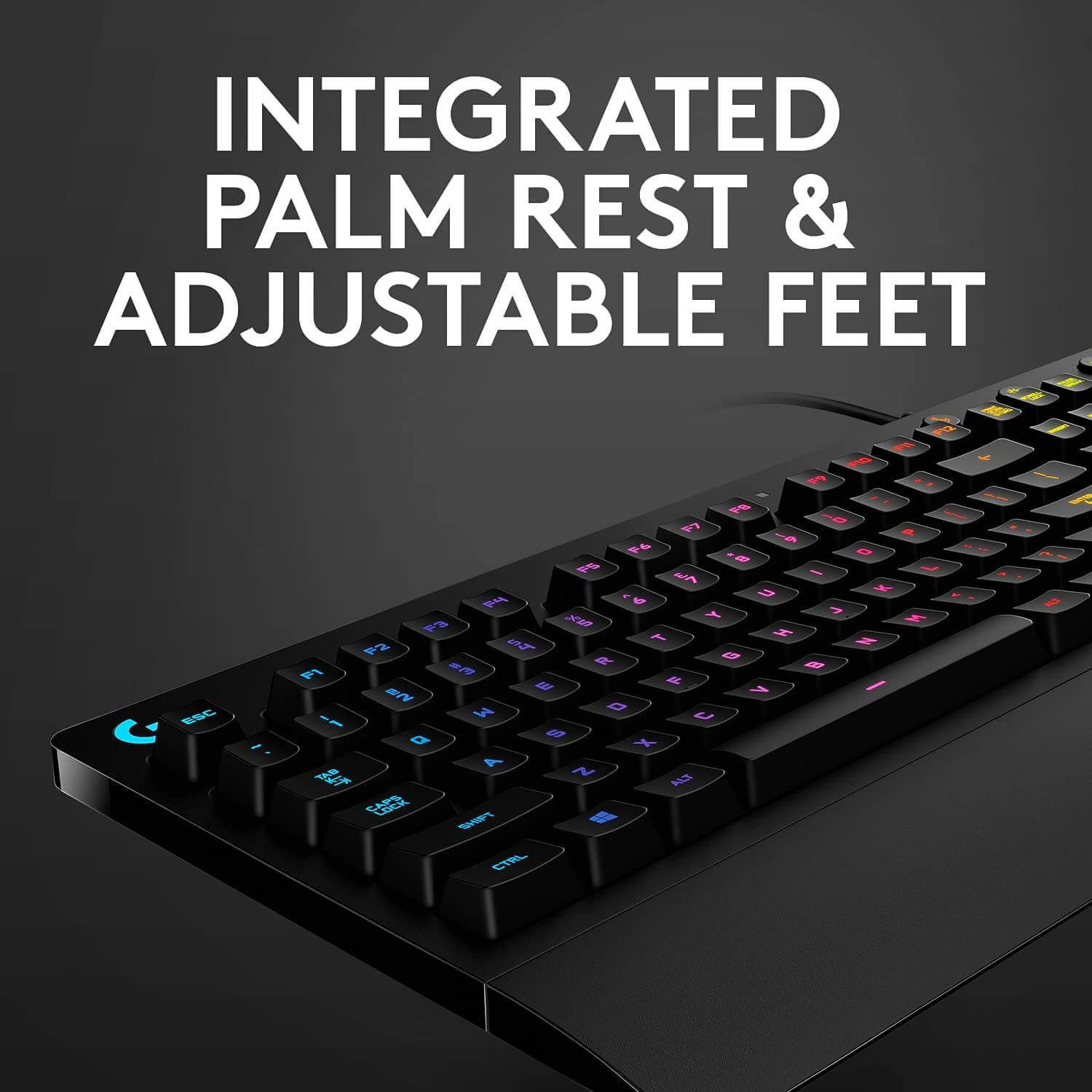 Logitech G213 RGB Wired Gaming Keyboard with Dedicated Media Controls