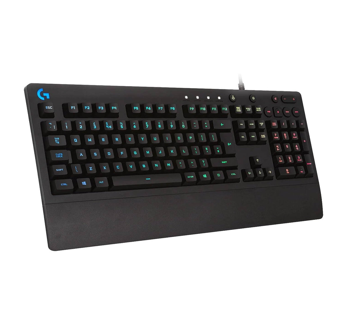 Logitech G213 RGB Wired Gaming Keyboard with Dedicated Media Controls