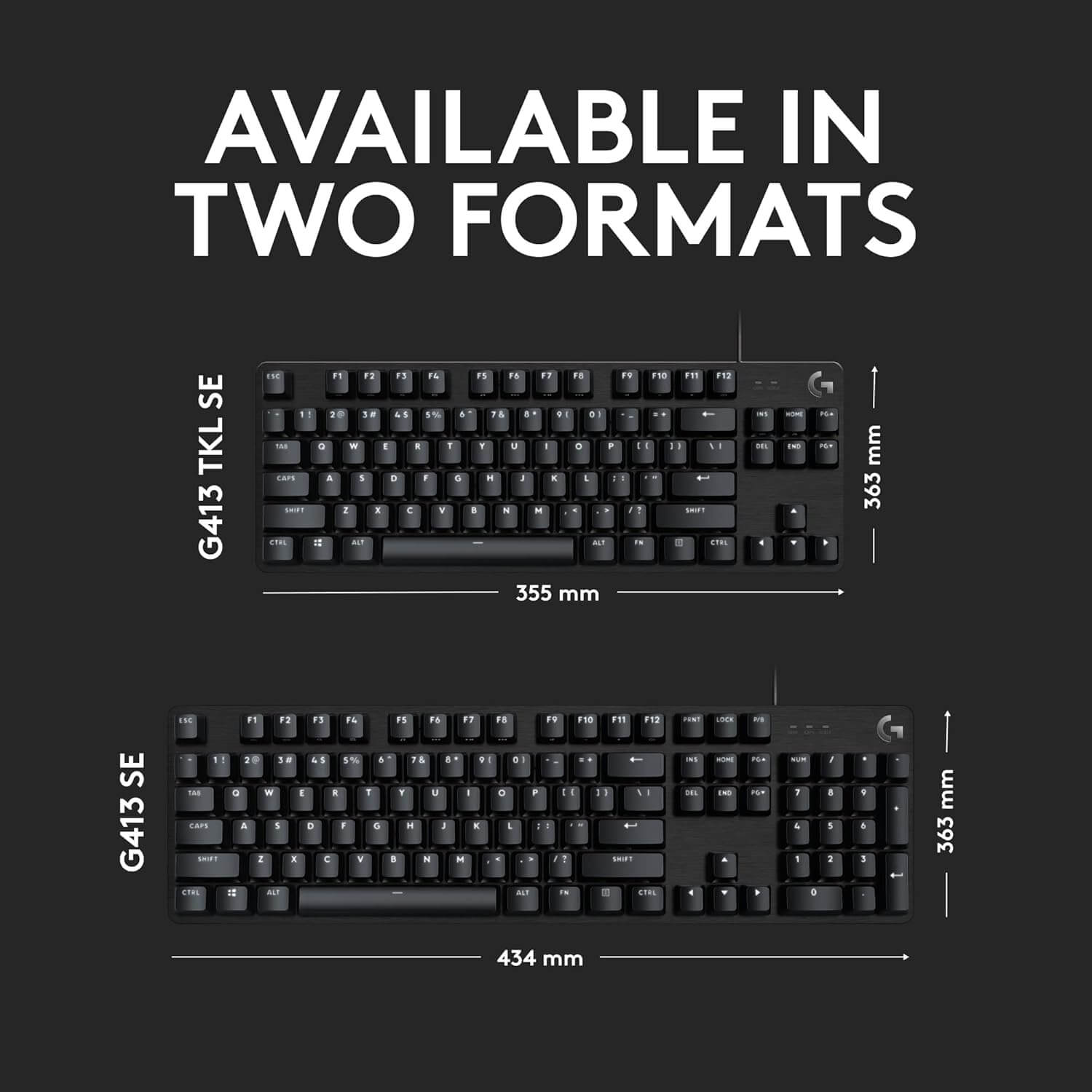 Logitech G413 TKL SE Mechanical Gaming Keyboard