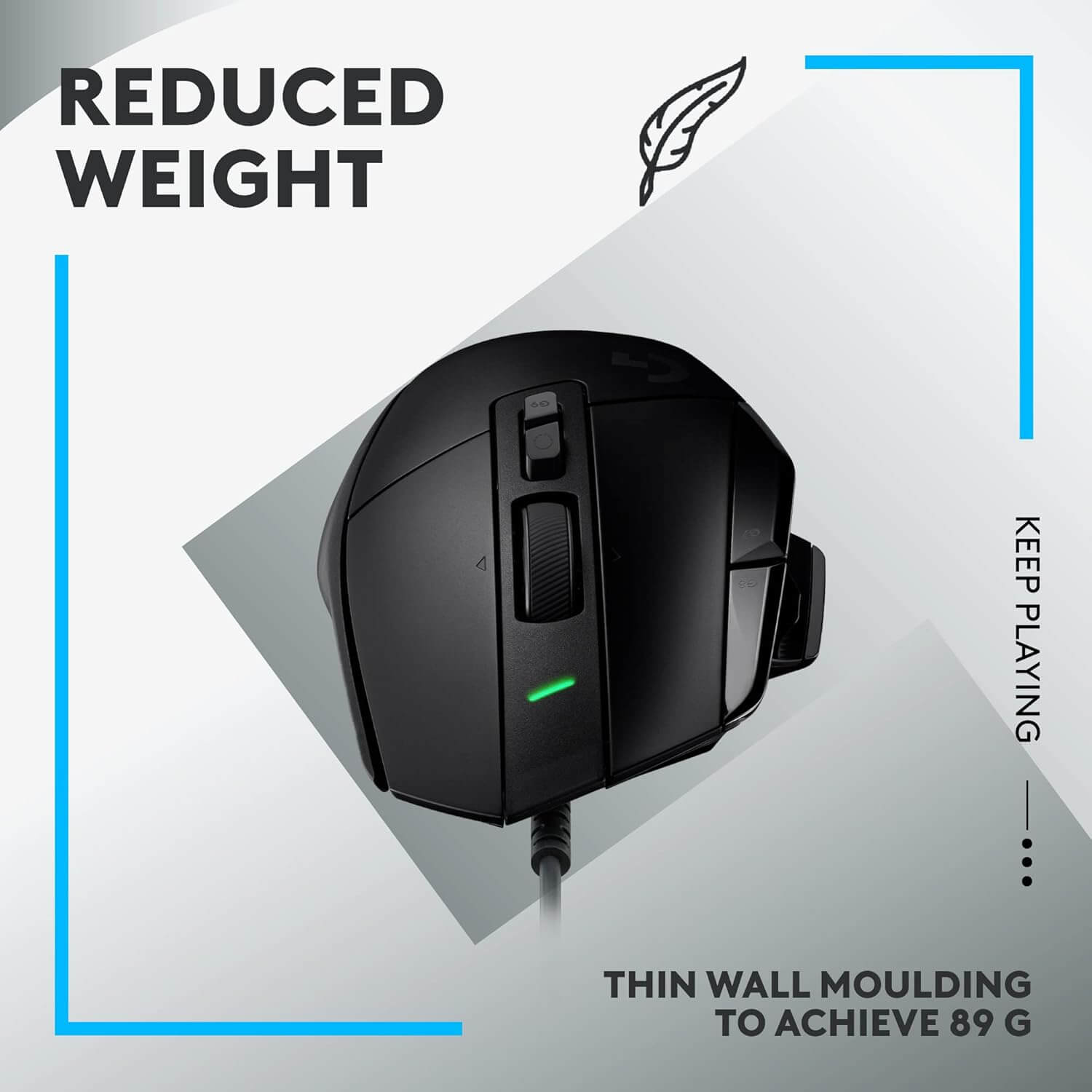 Logitech G502 X RGB Tunable Wired Gaming Mouse