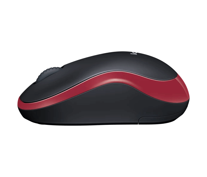 Logitech M185 2.4GHz Compact Wireless Mouse - Red