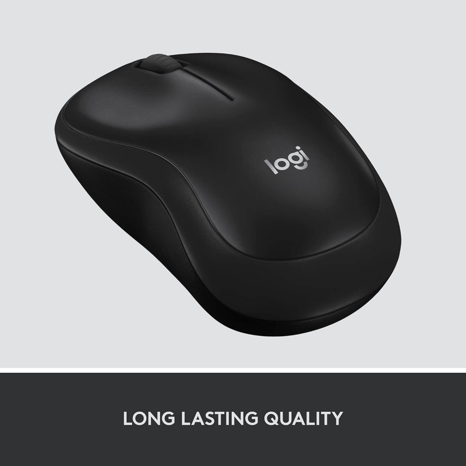 Logitech M220 2.4 GHz Silent Wireless Mouse - Charcoal