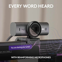 Logitech MX Brio Ultra HD 4K Collaboration and Streaming Webcam