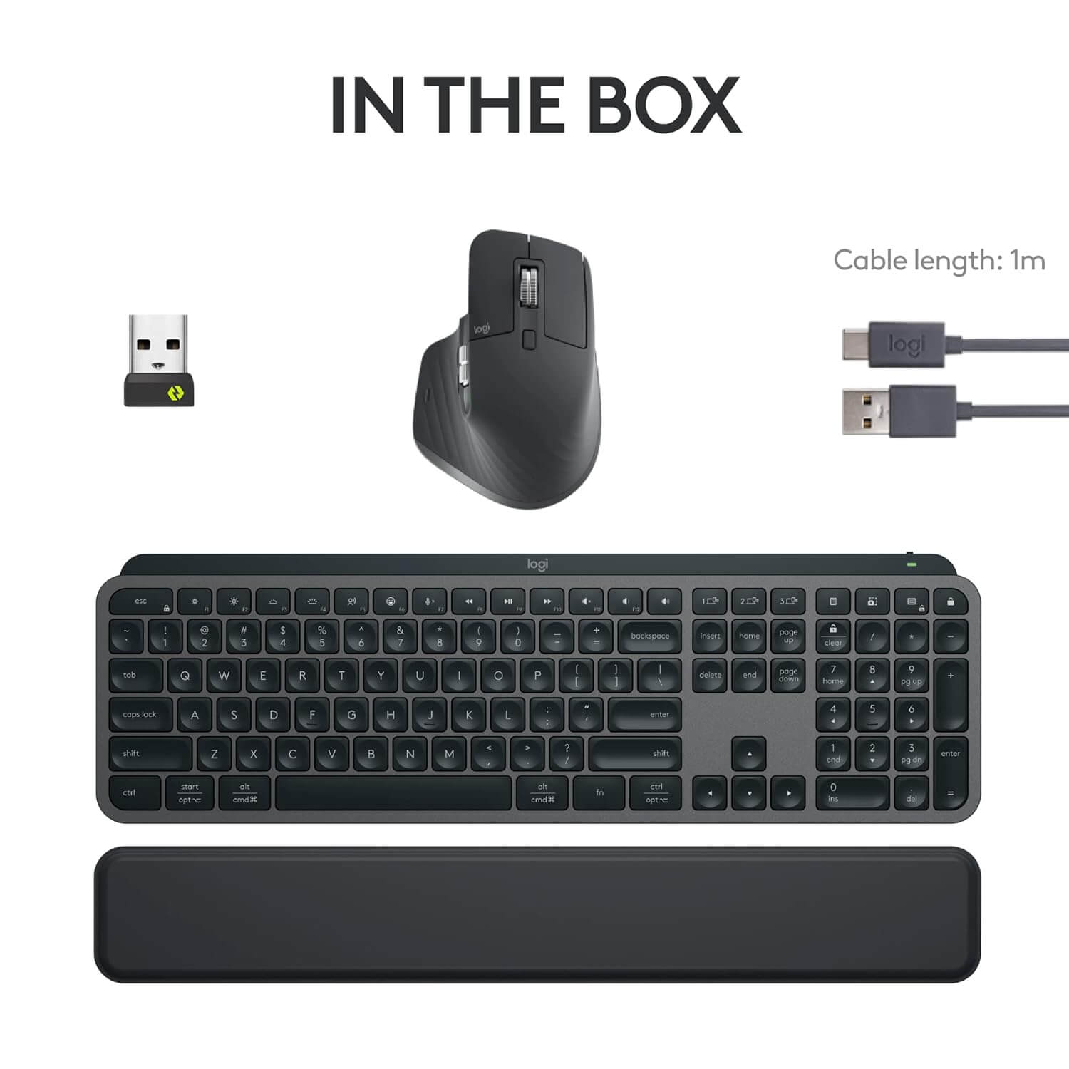 Logitech MX Keys S Wireless Keyboard and Mouse Combo