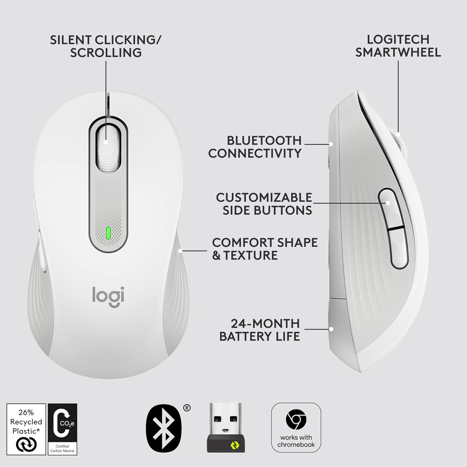 Logitech Signature M650 Wireless Mouse