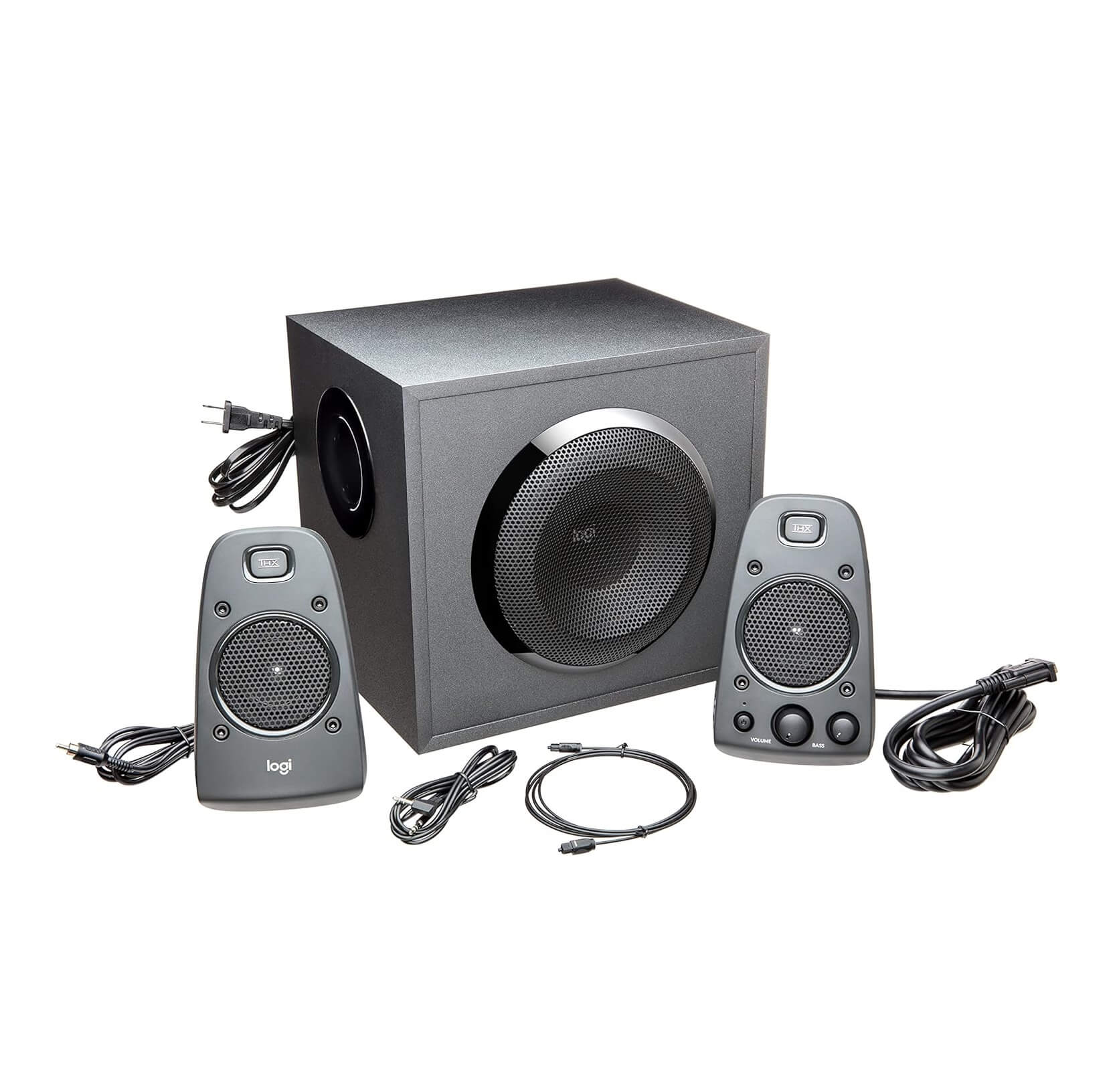 Logitech Z625 Powerful THX® Certified 2.1 Speaker System with Optical Input