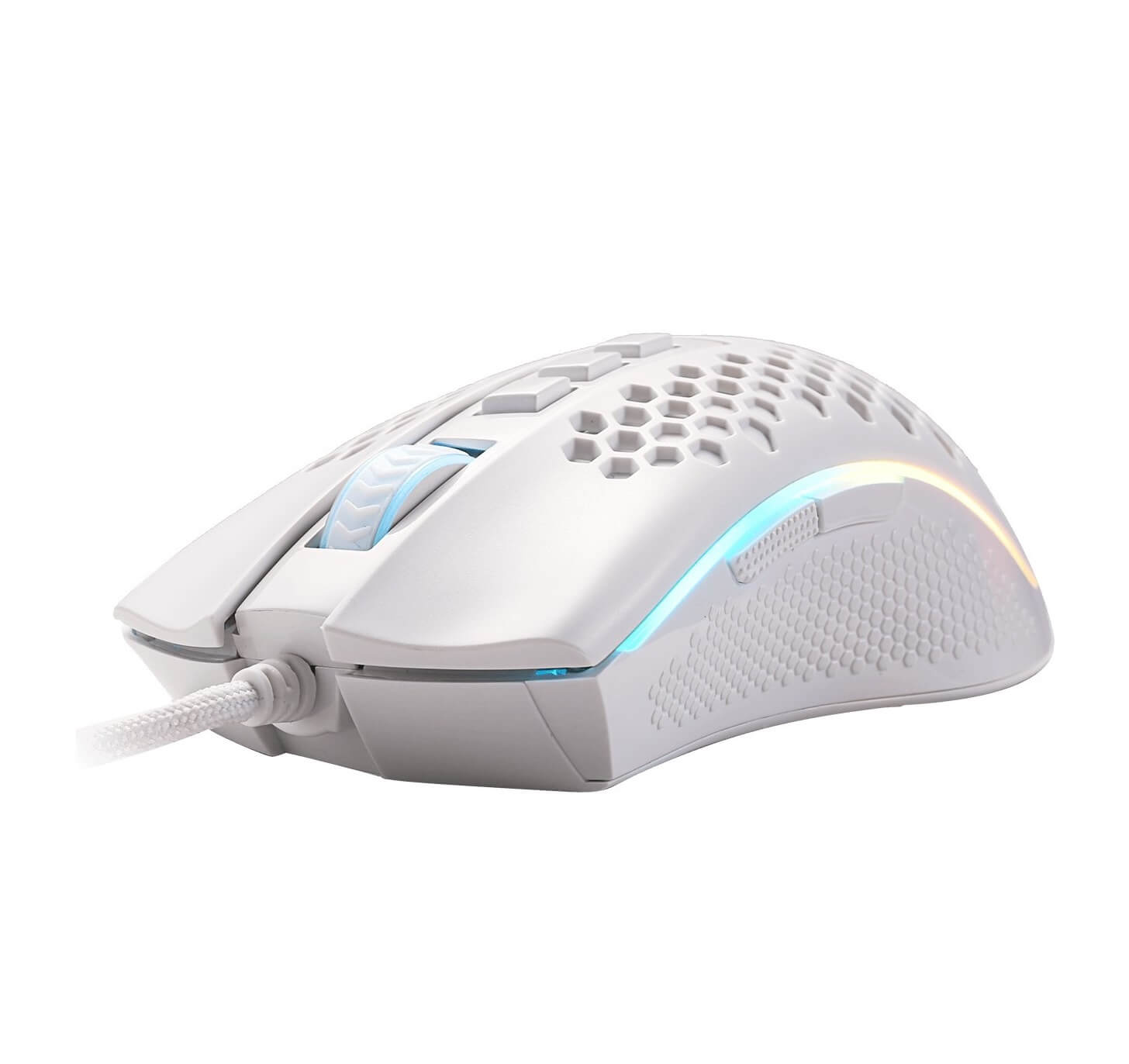 Redragon Storm M808 RGB Lightweight Wired Gaming Mouse - White