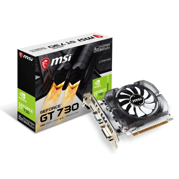 MSI GeForce GT N730 4GB DDR3 PCI Express 2.0 x16 ATX Graphic Card