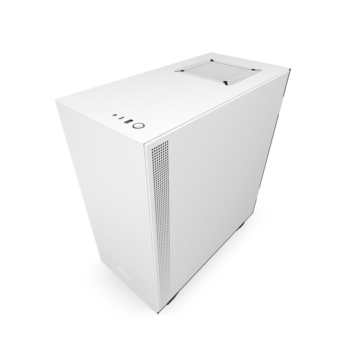 NZXT H510 Tempered Glass ATX Mid-Tower Computer Case - White