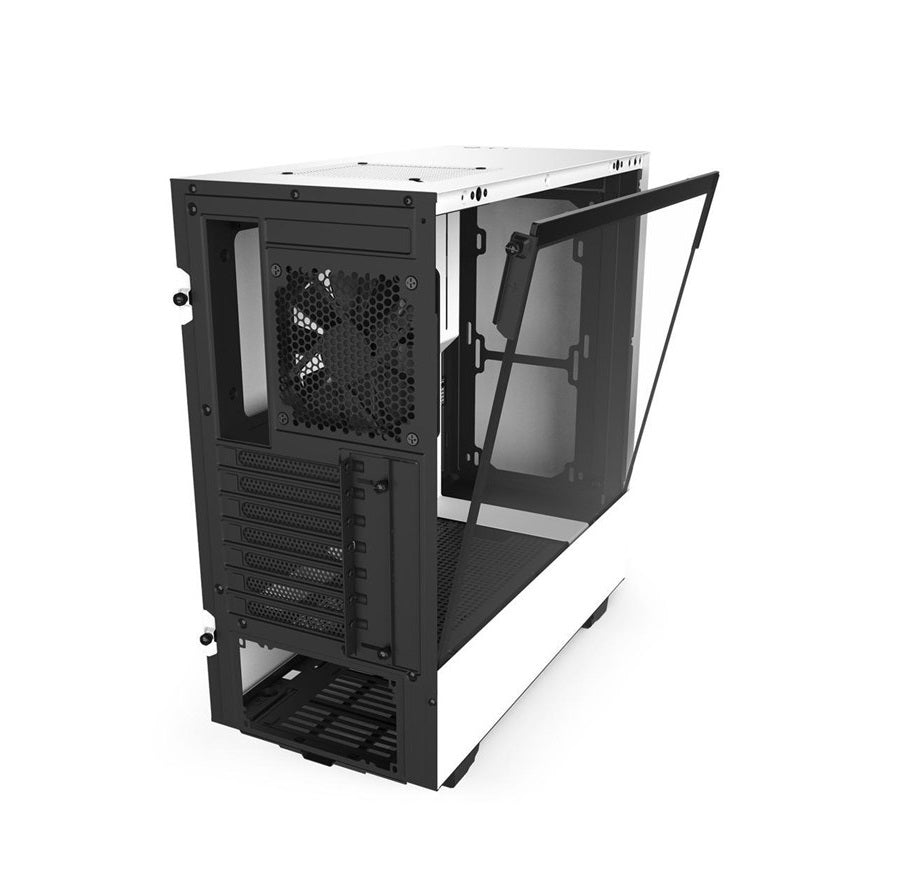 NZXT H510 Tempered Glass ATX Mid-Tower Computer Case - White