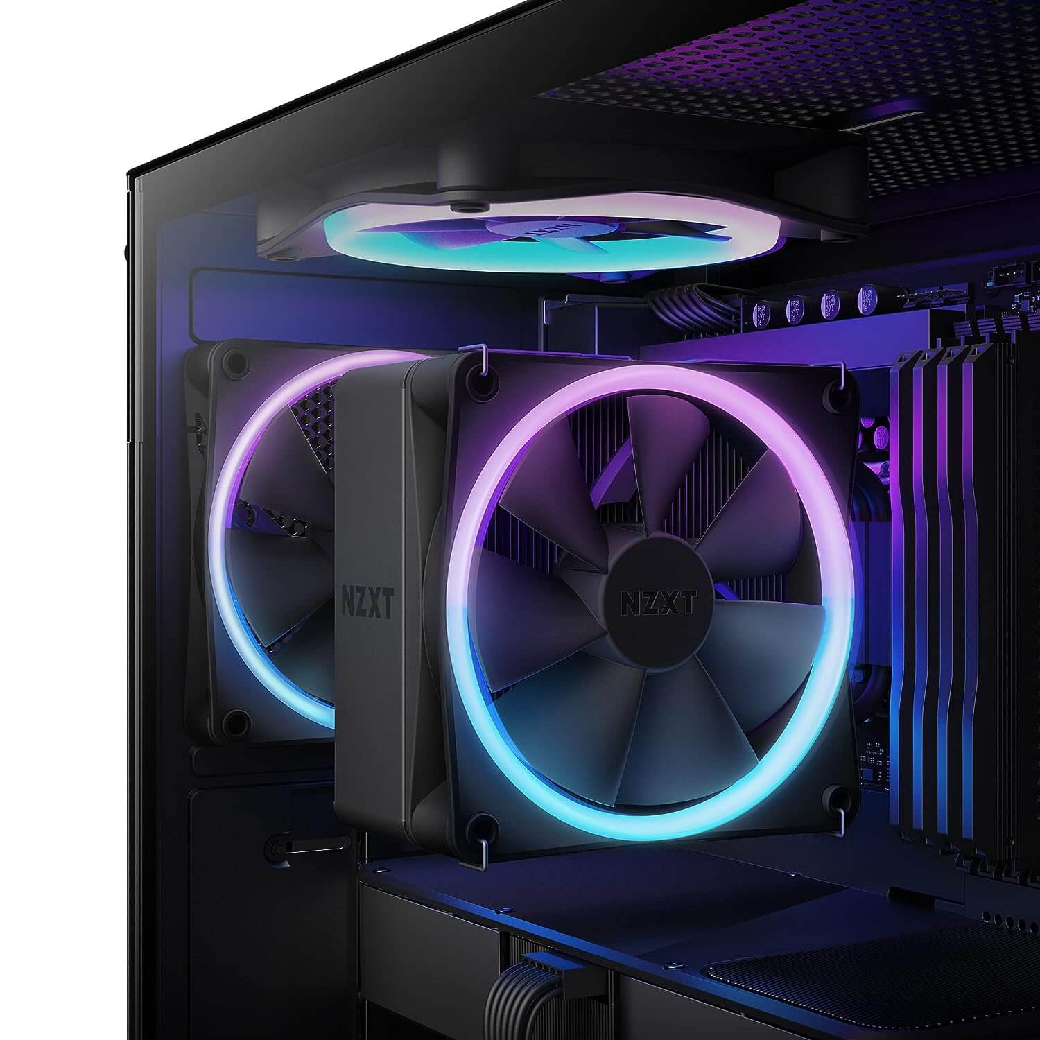 NZXT T120 RGB CPU Air Cooler AMD and Intel Compatible - Black