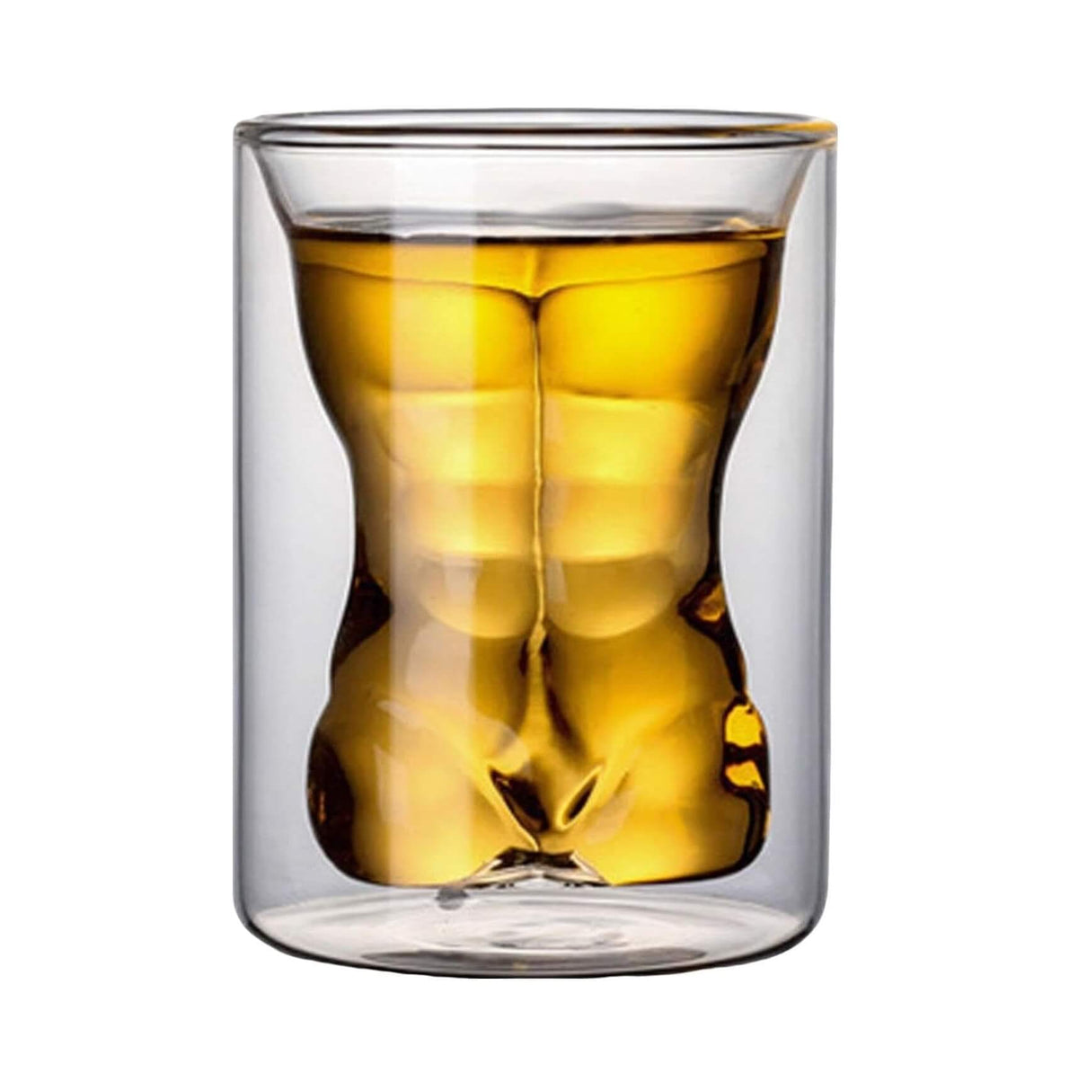 Prismora Body Shaped Double-Walled Shot Glass - 180 ml