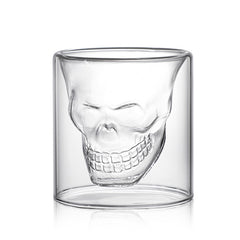 Prismora Double Wall Skull Crystal Cup - 25ml