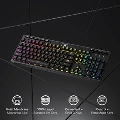 Redragon ADITYA K513 RGB Membrane Wired Gaming Keyboard